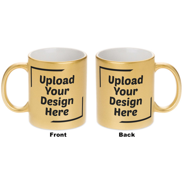 Upload Your Own Gold Mug - Apvl