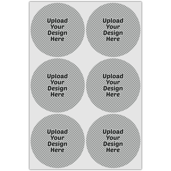Upload Your Own Icing Circle - Large - Set of 6