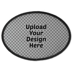 Iron On Oval Patch (Upload Your Own)