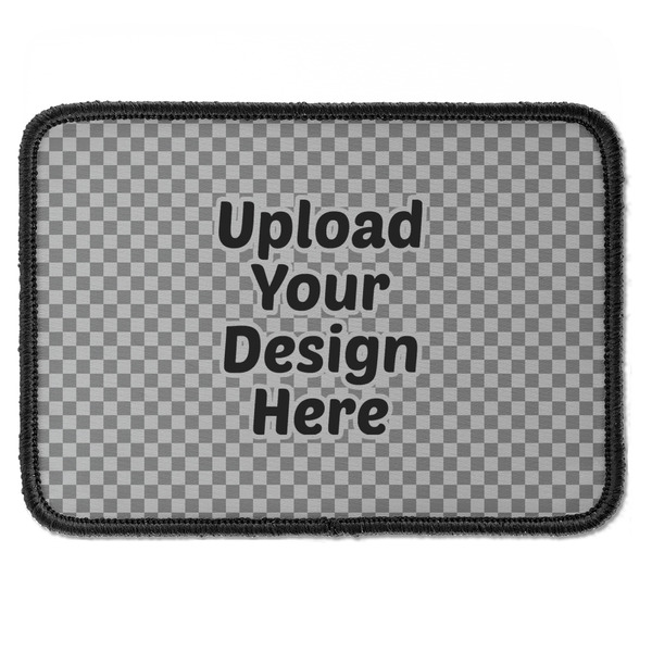Upload Your Own Iron On Patch - Rectangle - Front
