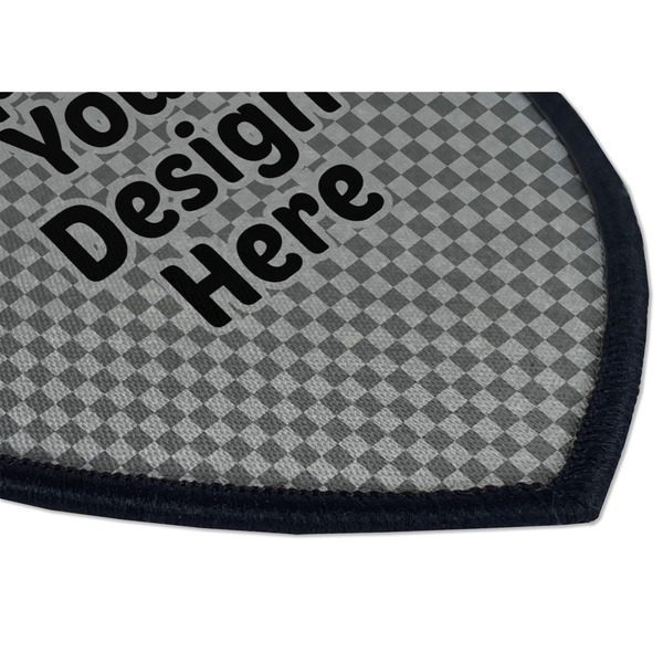 Upload Your Own Iron On Patch - Shield - Style B - Closeup