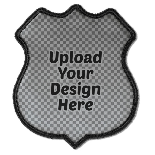 Upload Your Own Iron On Patch - Shield - Style C - Front