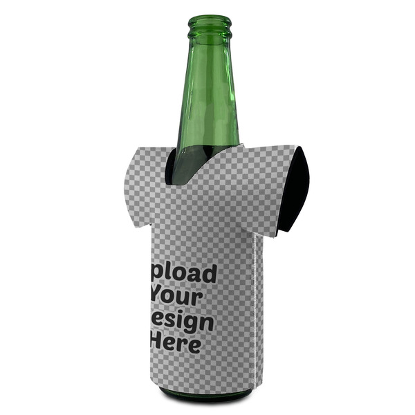Upload Your Own Jersey Bottle Cooler - ANGLE (on bottle)