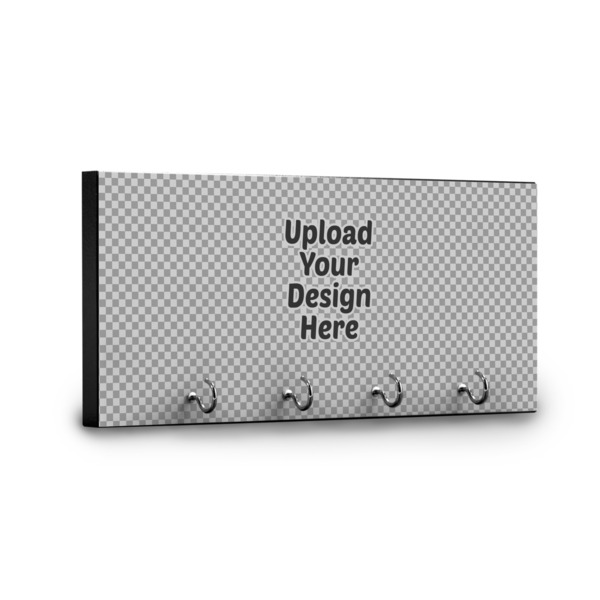 Upload Your Own Key Hanger - Front View with Hooks