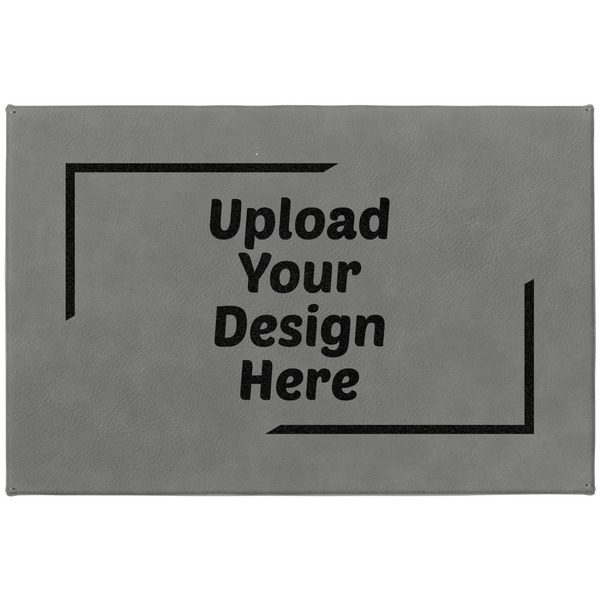 Upload Your Own Large Engraved Gift Box with Leather Lid - Approval