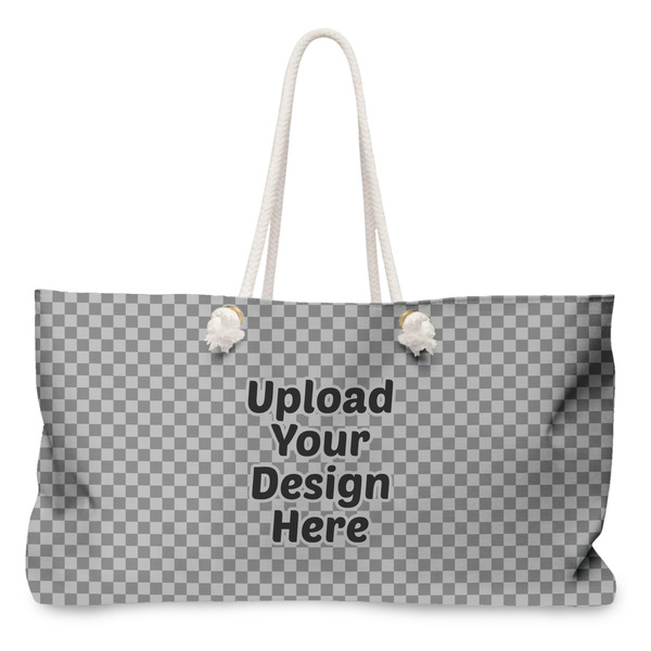 Custom Large Tote Bag with Rope Handles (Upload Your Own)