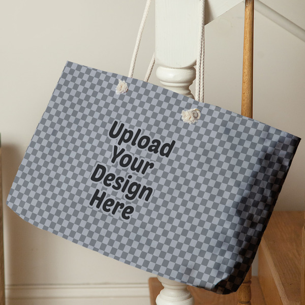 Upload Your Own Large Rope Tote - Life Style