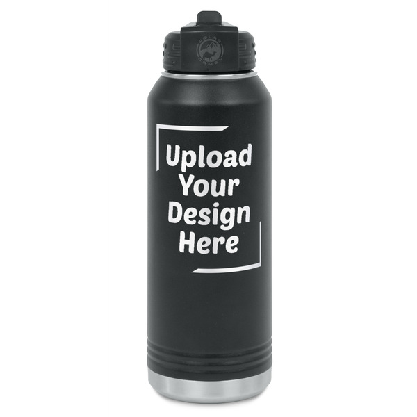 Custom Water Bottle - Laser Engraved (Upload Your Own)