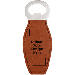 Leatherette Bottle Opener (Upload Your Own)