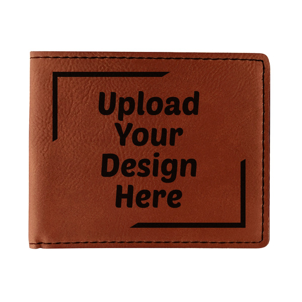Custom Leatherette Bifold Wallet (Upload Your Own)