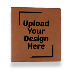 Leather Binder - 1" - Rawhide (Upload Your Own)