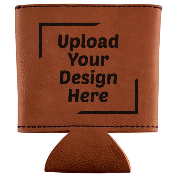 Custom Leatherette Can Sleeve (Upload Your Own)
