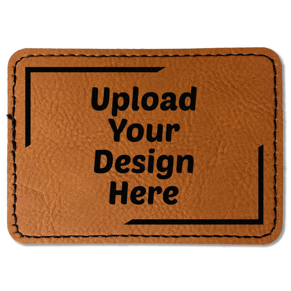 Upload Your Own Leatherette Patches - Rectangle