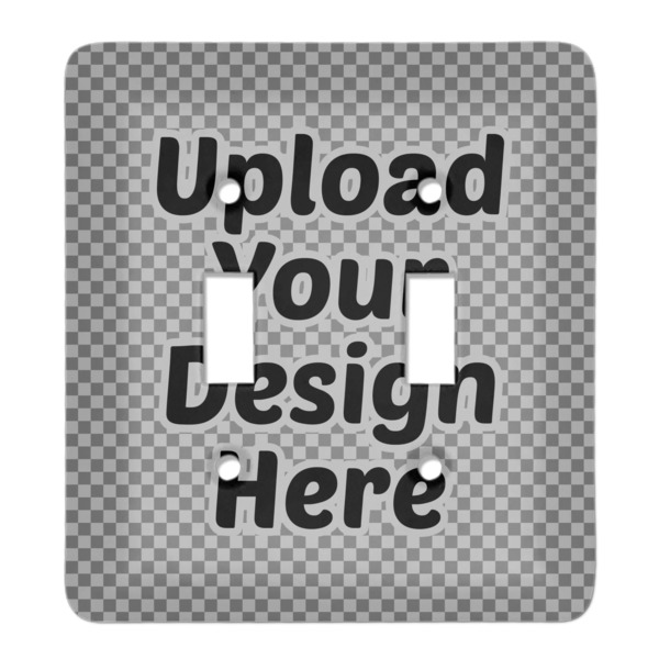 Custom Light Switch Cover - 2 Toggle Plate (Upload Your Own)