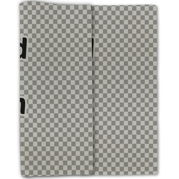 Upload Your Own Linen Placemat - Double Sided - Folded Half