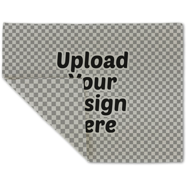 Custom Double-Sided Linen Placemat - Single (Upload Your Own)