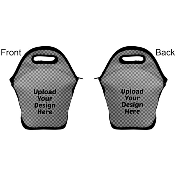 Upload Your Own Lunch Bag - Front and Back