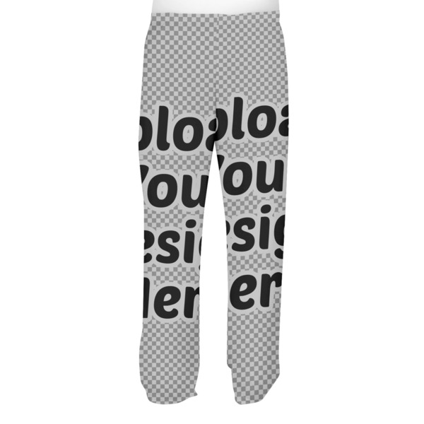 Upload Your Own Men's Pjs Back - on model