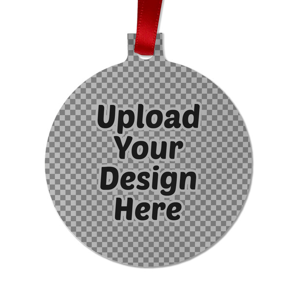 Custom Metal Ball Ornament - Double-Sided (Upload Your Own)