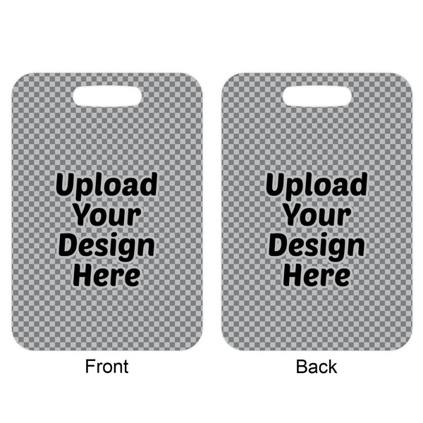 Upload Your Own Metal Luggage Tag - Approval