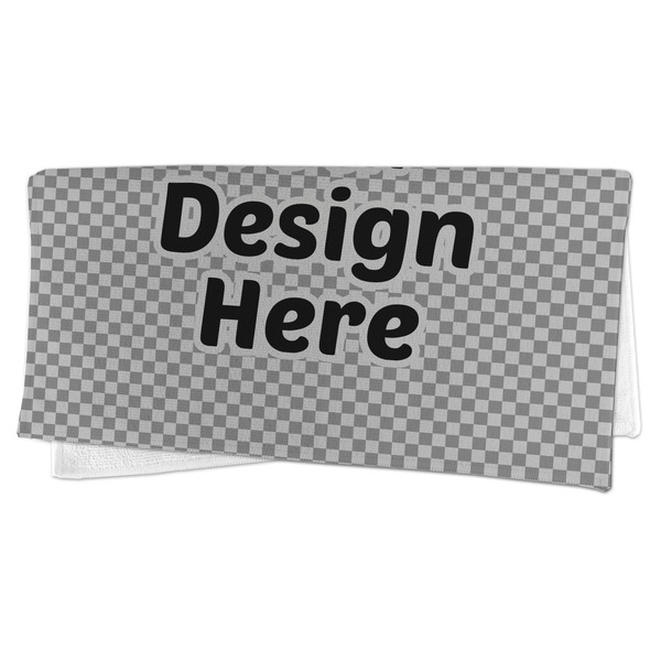 Upload Your Own Microfiber Dish Rag - FOLDED (half)