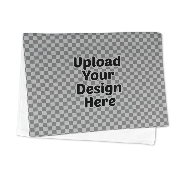 Upload Your Own Microfiber Dish Towel - FOLDED HALF