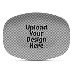 Plastic Platter - Microwave & Oven Safe Composite Polymer (Upload Your Own)
