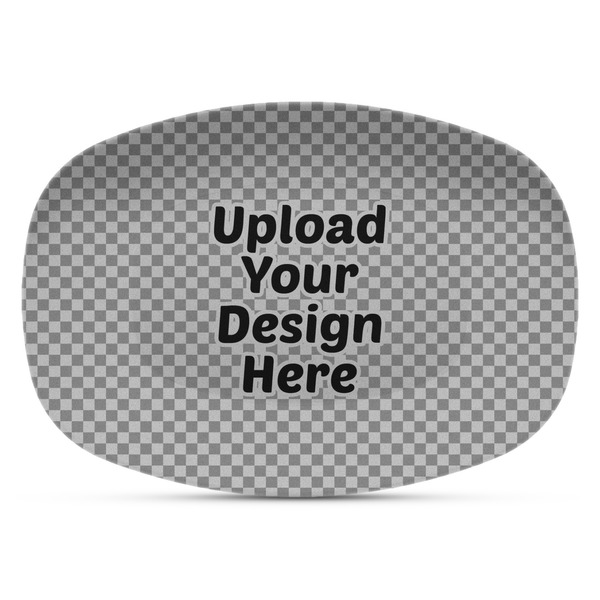 Custom Plastic Platter - Microwave & Oven Safe Composite Polymer (Upload Your Own)