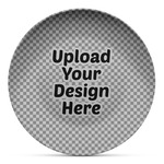 Microwave Safe Plastic Plate - Composite Polymer (Upload Your Own)