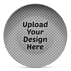 Microwave Safe Plastic Plate - Composite Polymer (Upload Your Own)