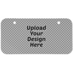 Mini/Bicycle License Plate - 2 Holes (Upload Your Own)