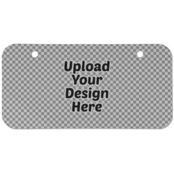 Mini/Bicycle License Plate - 2 Holes (Upload Your Own)