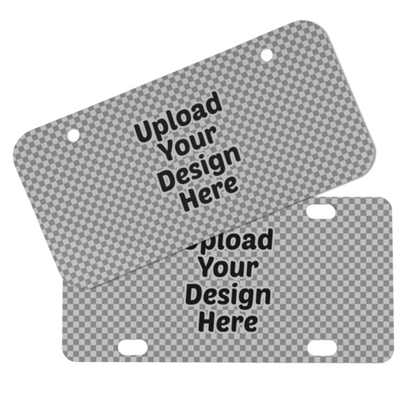 Upload Your Own Mini License Plates - MAIN (4 and 2 Holes)