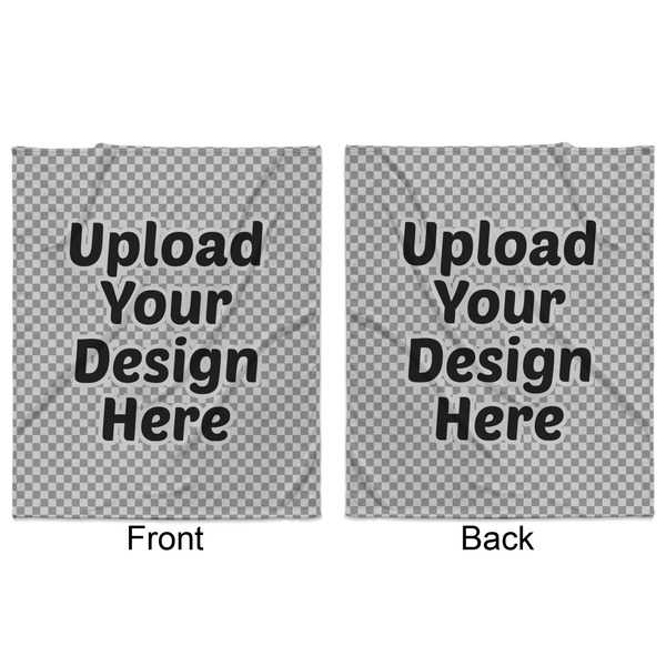 Upload Your Own Minky Blanket - 50"x60" - Double Sided - Front & Back