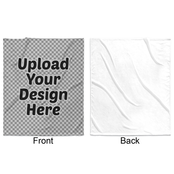 Upload Your Own Minky Blanket - 50"x60" - Single Sided - Front & Back