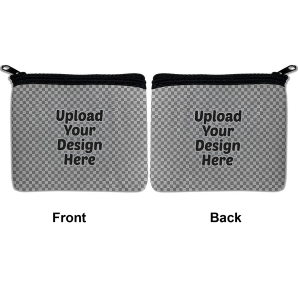 Upload Your Own Neoprene Coin Purse - Front & Back (APPROVAL)
