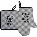 Oven Mitt & Pot Holder Set (Upload Your Own)