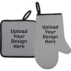 Oven Mitt & Pot Holder Set (Upload Your Own)