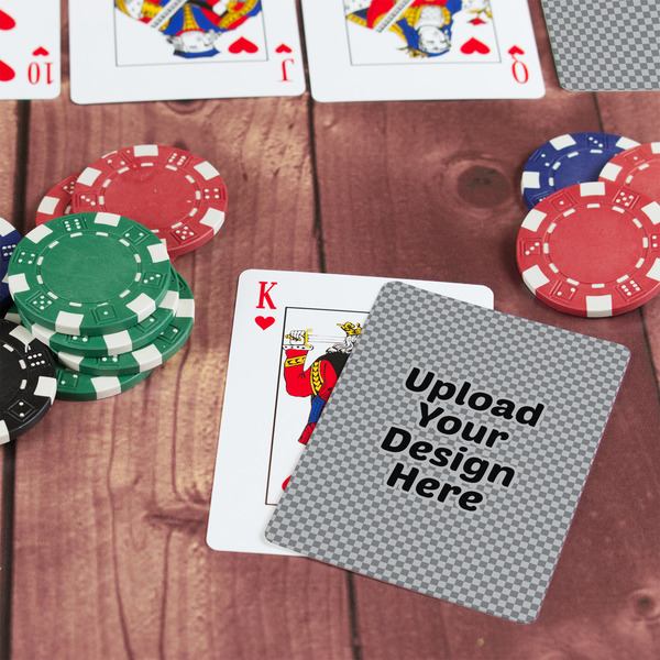 Upload Your Own On Table with Poker Chips