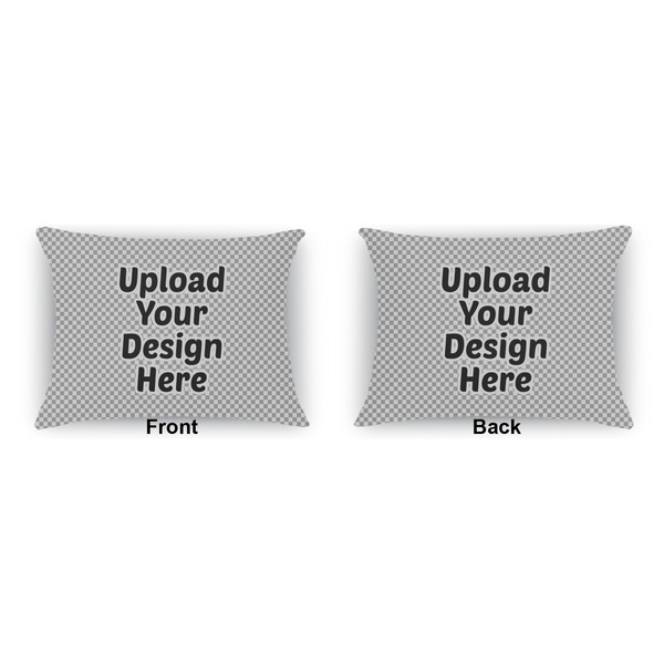 Upload Your Own Outdoor Rectangular Throw Pillow (Front and Back)