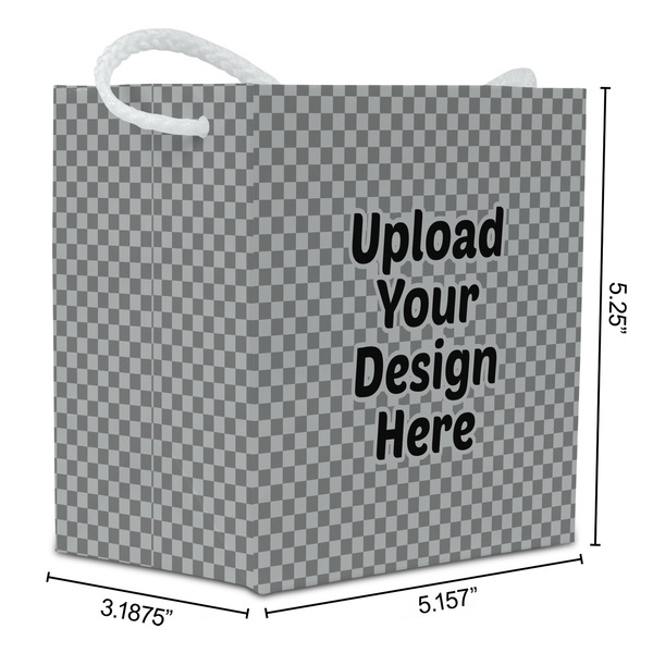 Upload Your Own Party Favor Bag - Dimensions