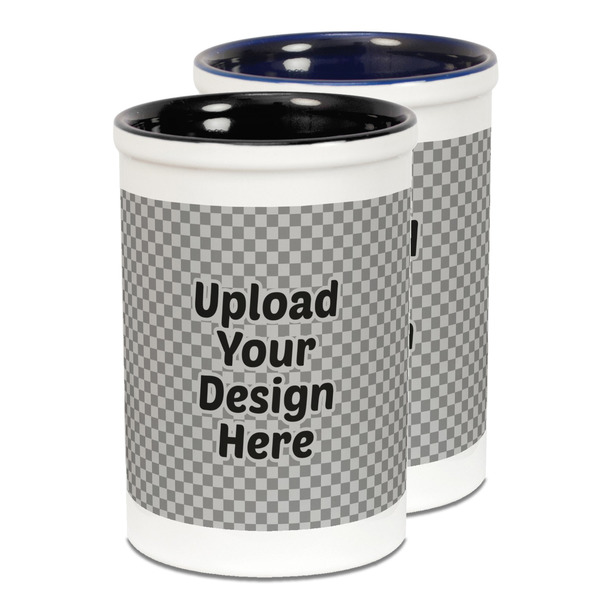 Custom Ceramic Pencil Holder - Large (Upload Your Own)