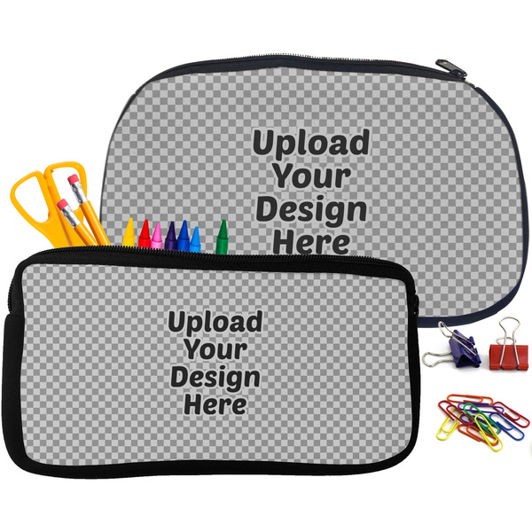 Upload Your Own Pencil / School Supplies Bags Small and Medium