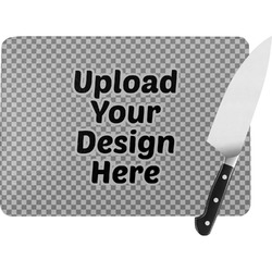 Rectangular Glass Cutting Board (Upload Your Own)