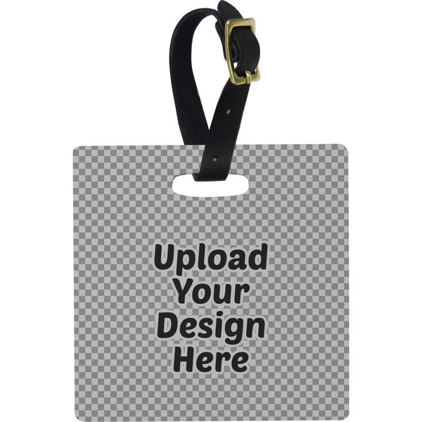 Upload Your Own Personalized Square Luggage Tag