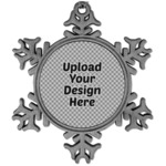 Vintage Snowflake Ornament (Upload Your Own)