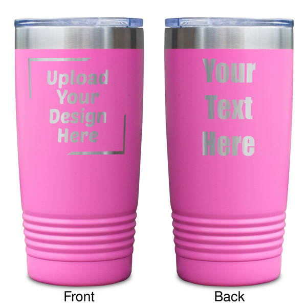 Upload Your Own Pink Polar Camel Tumbler - 20oz - Double Sided - Approval