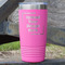 20 oz Stainless Steel Tumbler - Pink - Double-Sided (Upload Your Own)