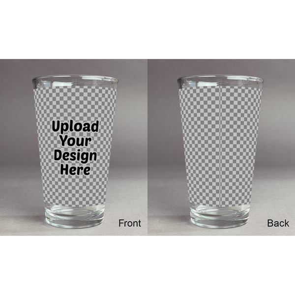 Upload Your Own Pint Glass - Full Fill w Transparency - Approval