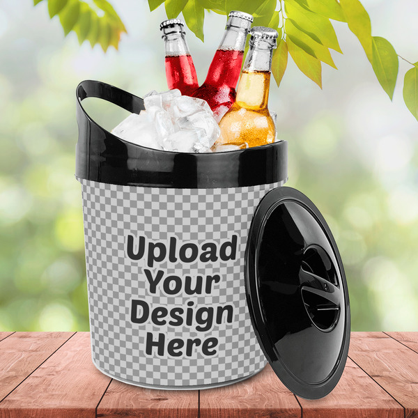 Upload Your Own Plastic Ice Bucket - Lifestyle